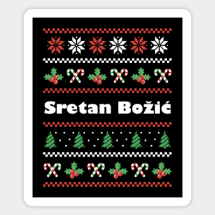 Croatian Christmas Sretan Bozic Magnet